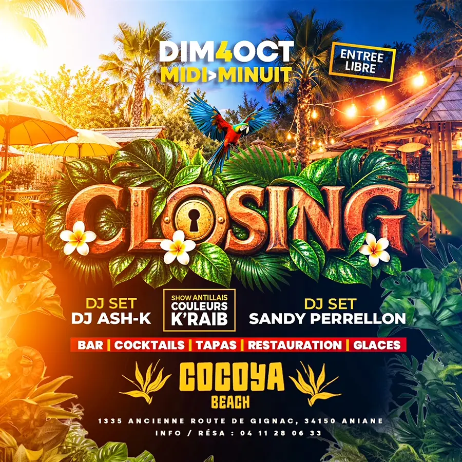 closing cocoya beach